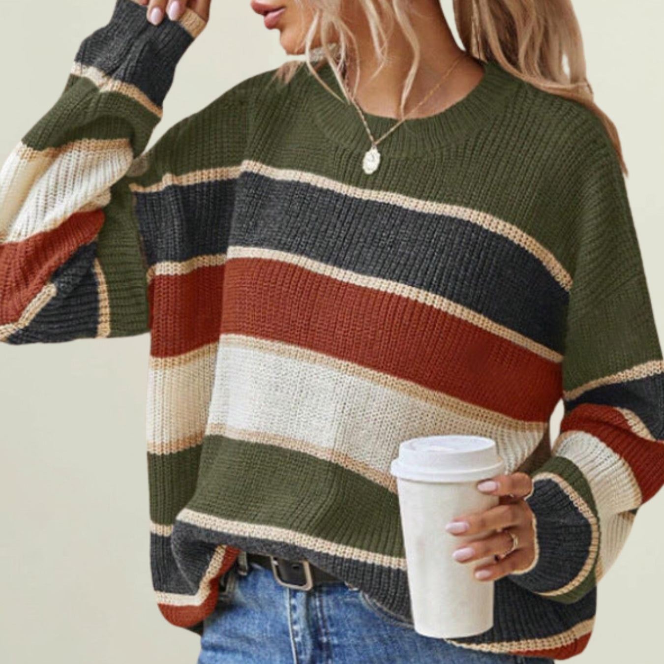 Elmscott | Soft Striped Jumper