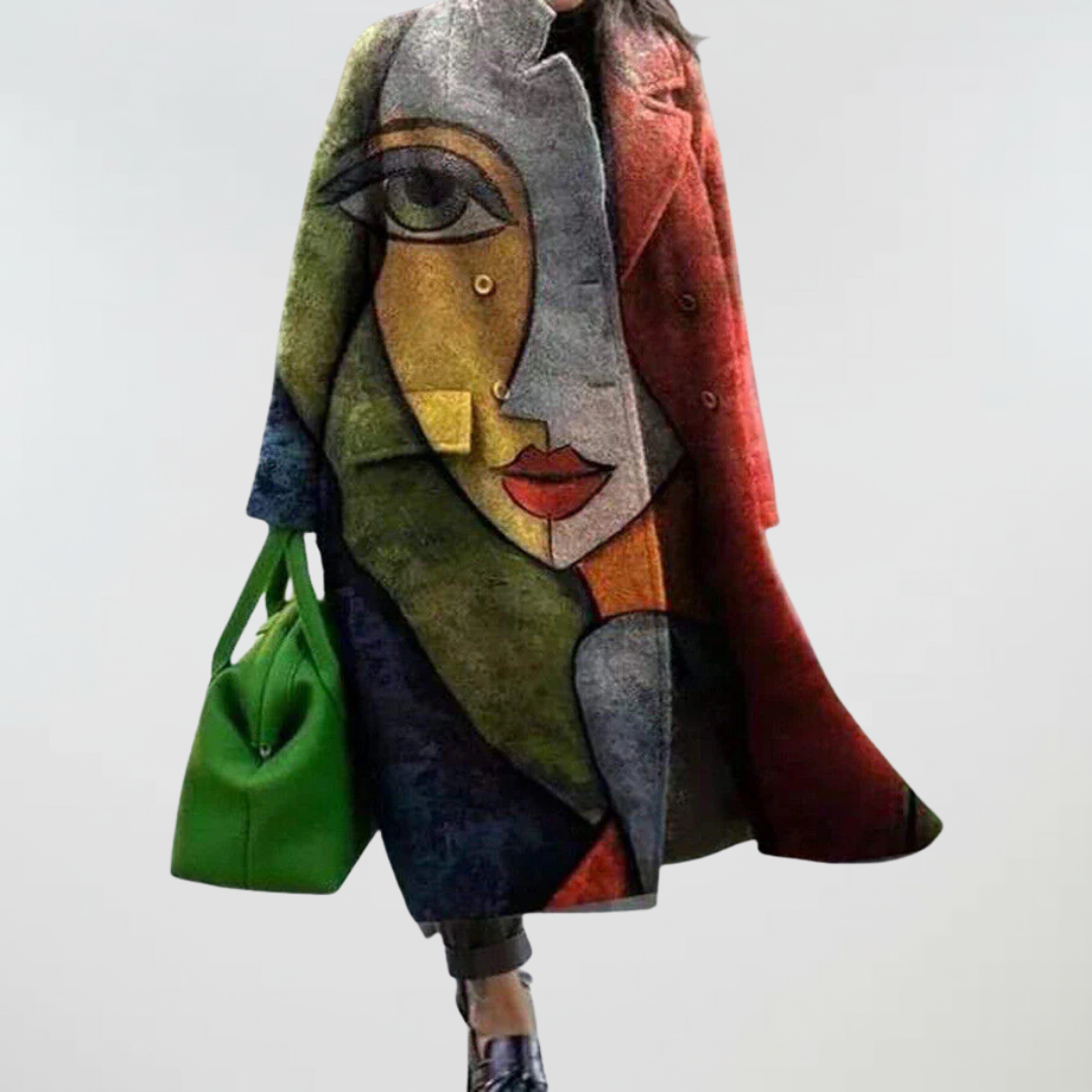 Alderley | Colourful Face Over Coat