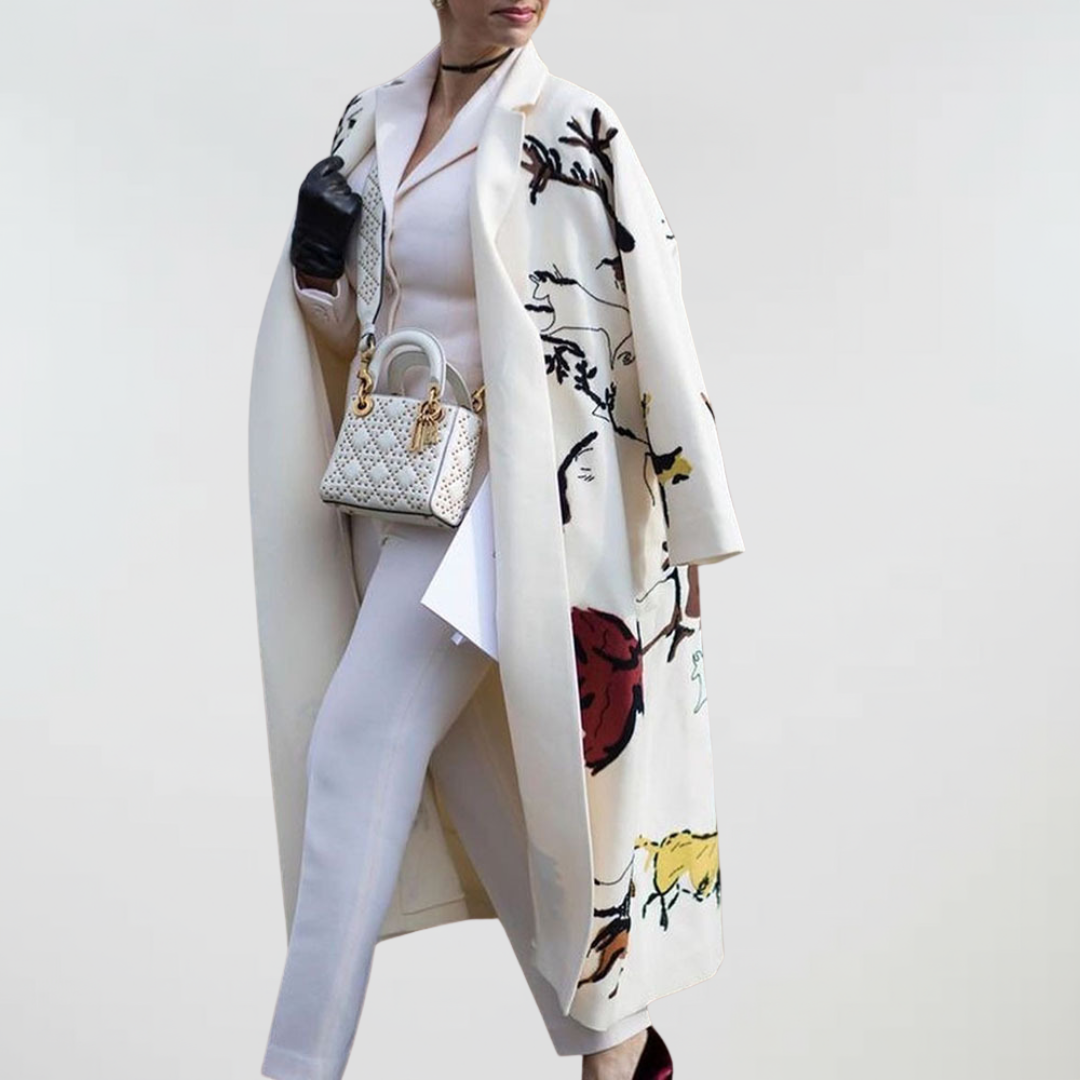 Whitcombe | Embroidered Wool Cape