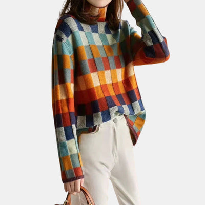 Elbury | Cosy Checked Jumper