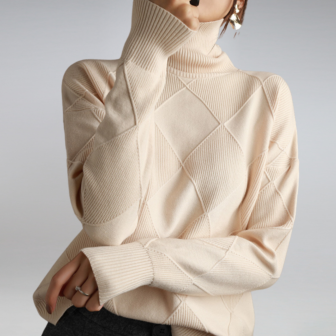 Amelia | Soft Cashmere Roll Neck Jumper