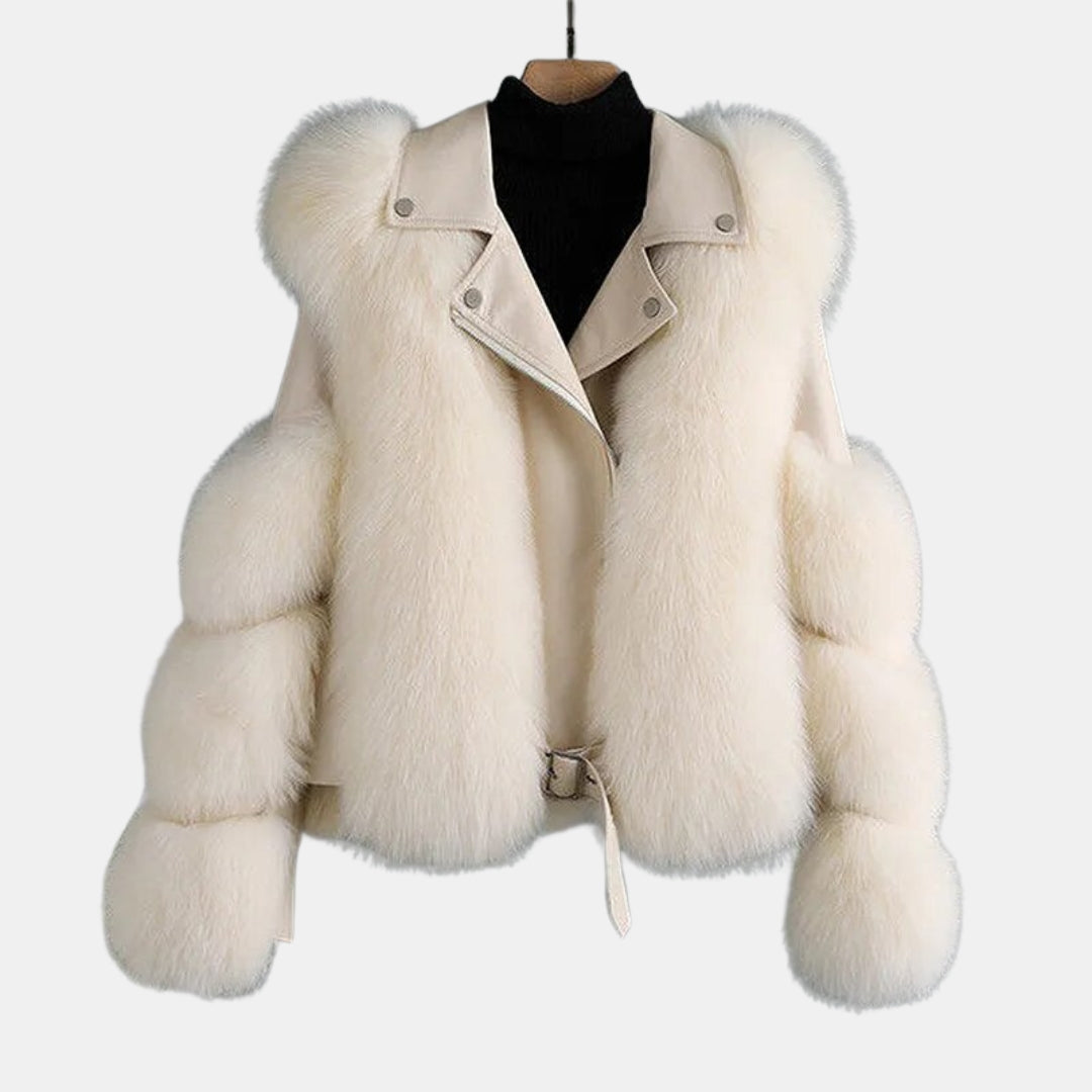 Wrenfell | Warm Leather Fur Jacket