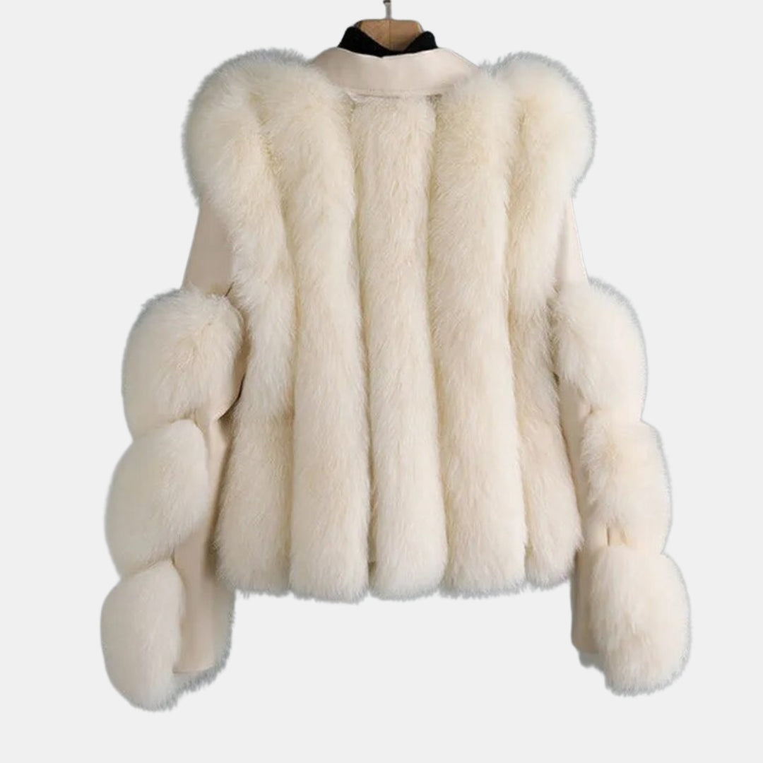 Wrenfell | Warm Leather Fur Jacket