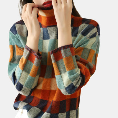 Elbury | Cosy Checked Jumper