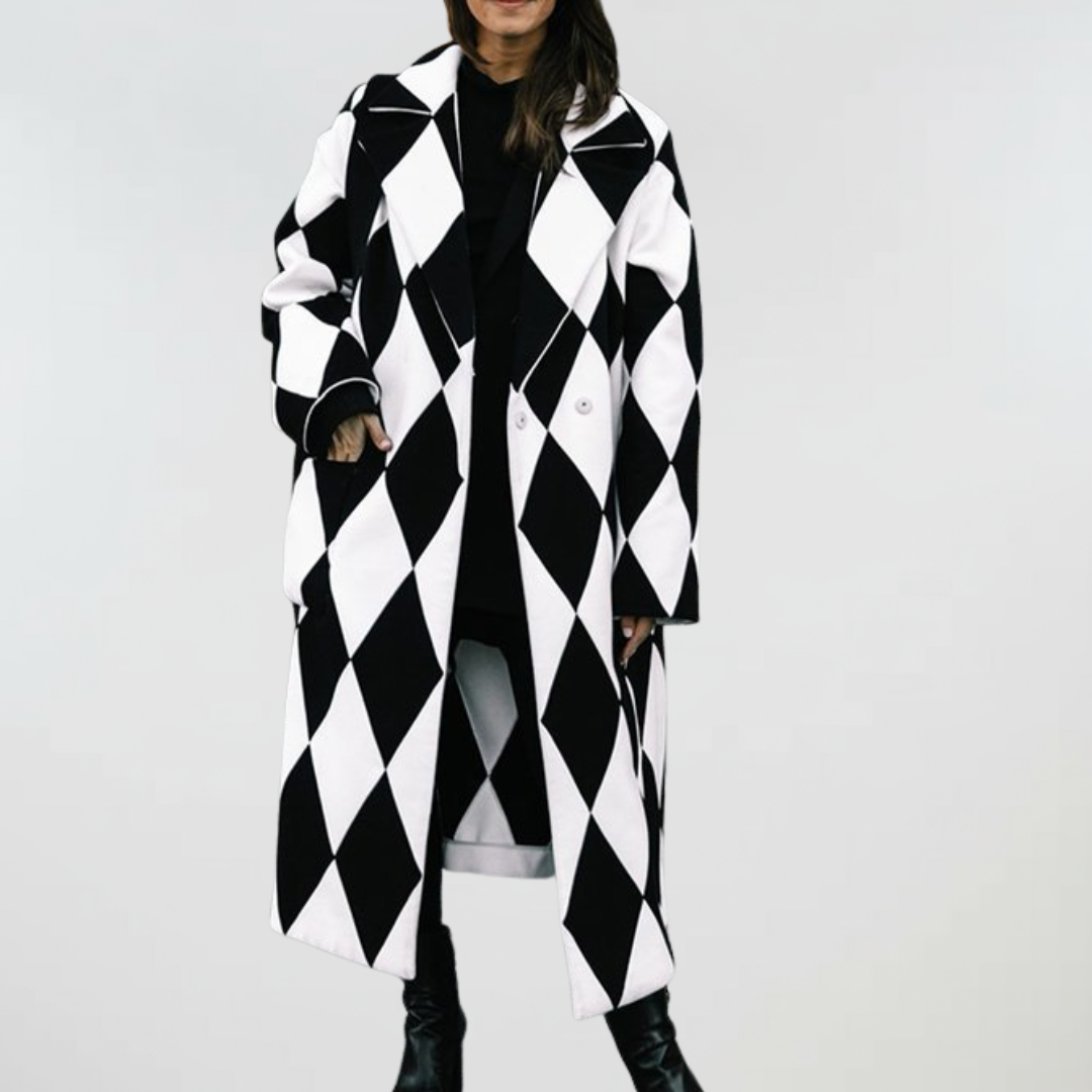Hartleigh | Black & White Heritage Coat