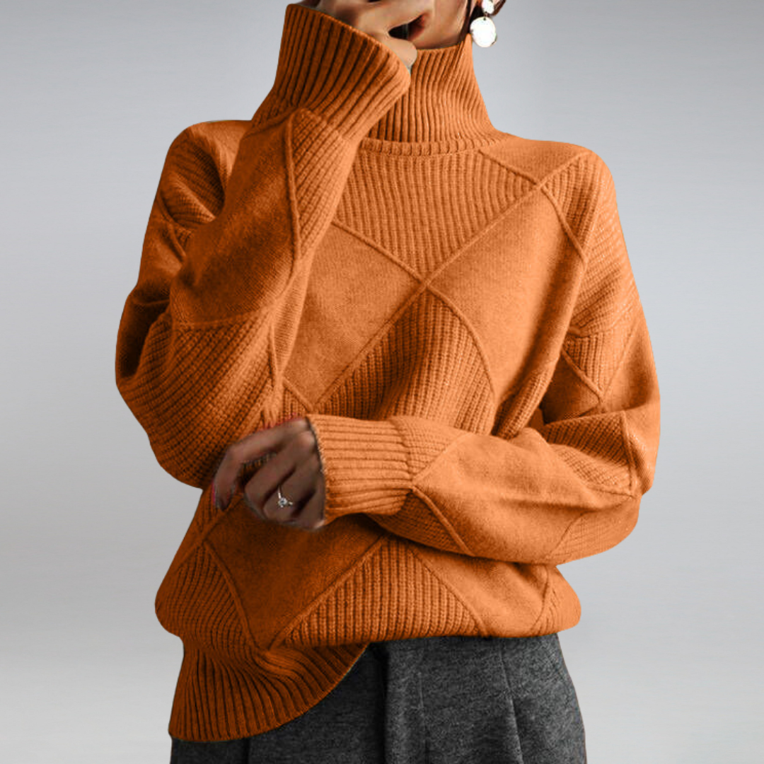 Amelia | Soft Cashmere Roll Neck Jumper