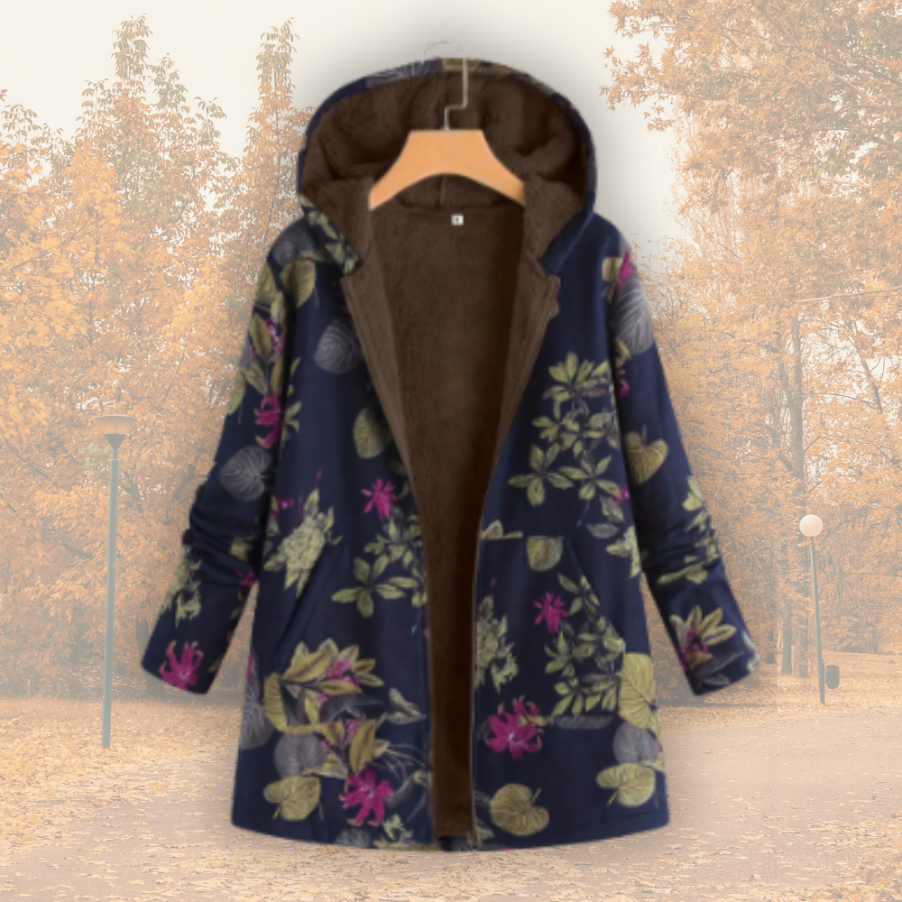Fairhaven | Sherpa-Lined Floral Women’s Coat
