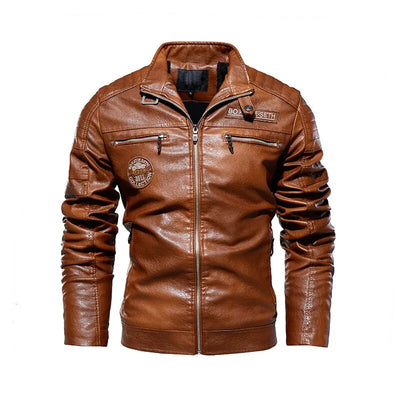 Coleridge | Warm Leather Jacket