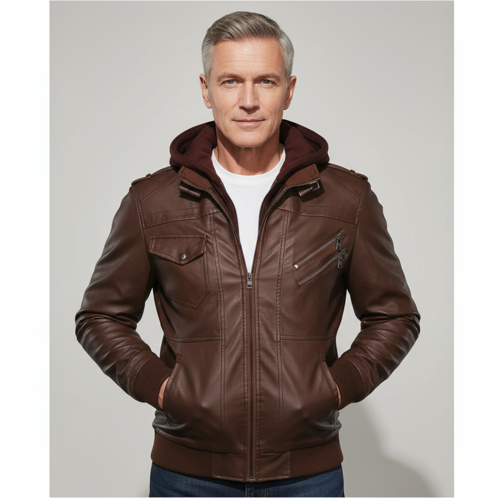 Rowan | Weather-Ready Leather Jacket